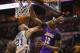 Dwight Howard dunks the ball in Game 2 against the San Antonio Spurs.