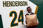A's Cespedes Gets Advice from Rickey Henderson