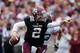 COLLEGE STATION, TX - APRIL 13: Texas A&M Aggies quarterback Johnny Manziel #2 looks to pass during the Maroon & White spring football game at Kyle Field on April 13, 2013 in College Station, Texas. (Photo by Scott Halleran/Getty Images)