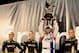 CHARLOTTE, NC - MAY 19: Jimmie Johnson, driver of the #48 Lowe's Patriotic Chevrolet, celebrates in victory lane after winning the NASCAR Sprint All-Star Race at Charlotte Motor Speedway on May 19, 2012 in Charlotte, North Carolina. (Photo by Jared C. Tilton/Getty Images)