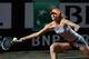 Maria Sharapova in match against Sloane Stephens at Italian Open.