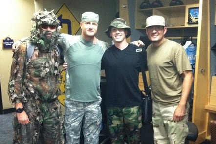 Those Are the Rays, Though in Camo Gear