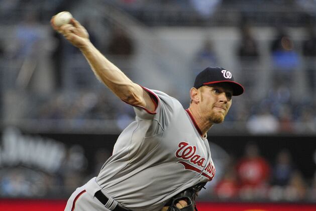 Strasburg Pitched in the 8th Inning Last Night for the First Time in His Career