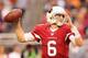 GLENDALE, AZ - DECEMBER 23: Quarterback Brian Hoyer #6 of the Arizona Cardinals throws a pass during the NFL game against the Chicago Bears at the University of Phoenix Stadium on December 23, 2012 in Glendale, Arizona. The Bears defeated the Cardinals 28-13. (Photo by Christian Petersen/Getty Images)