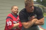 J.J. Watt Surprises 12-Year-Old Leukemia Patient