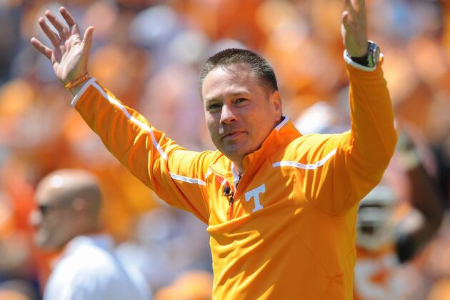 Tennessee's Butch Jones Faces Balancing Act on UT Caravan