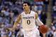 GREENSBORO, NC - MARCH 17: Shane Larkin #0 of the Miami (Fl) Hurricanes runs the offense in the first half against the North Carolina Tar Heels during the final of the Men's ACC Basketball Tournament at Greensboro Coliseum on March 17, 2013 in Greensboro, North Carolina. (Photo by Streeter Lecka/Getty Images)