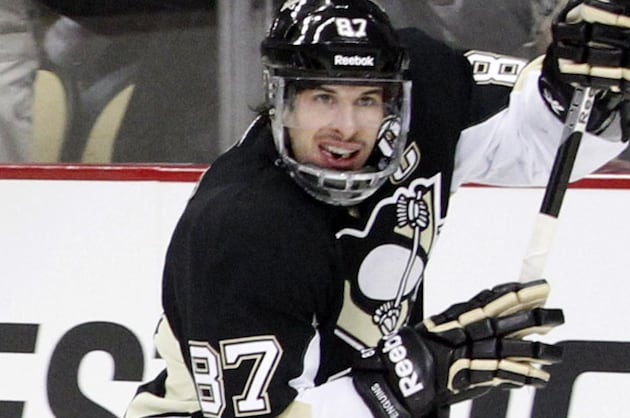 Crosby Has Hat Trick as Pens Up Lead on Sens
