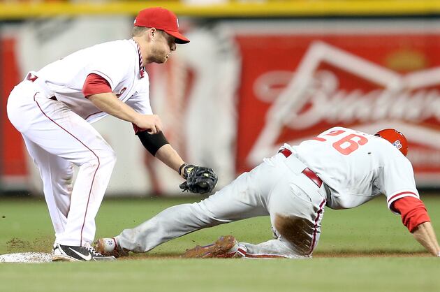 Brown Breaks Tie as Phils End Reds' Win Streak