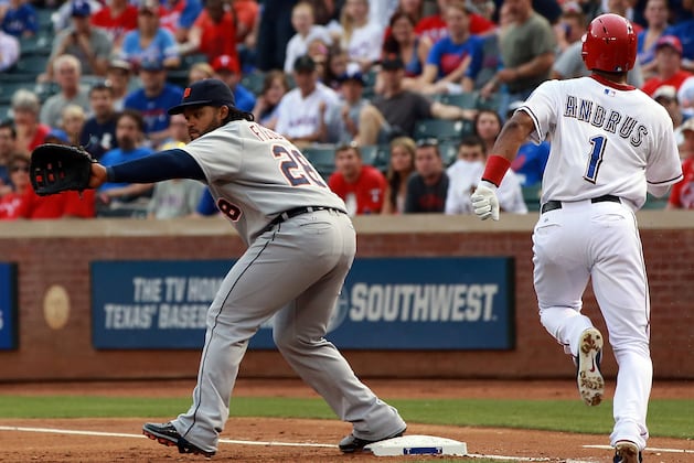 Tigers 2, Rangers 1