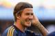 MELBOURNE, AUSTRALIA - DECEMBER 06: David Beckham of the Galaxy warms up before the friendly match between the Melbourne Victory and LA Galaxy at Etihad Stadium on December 6, 2011 in Melbourne, Australia. (Photo by Quinn Rooney/Getty Images)