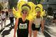 SAN FRANCISCO - MAY 17: Runners wearing costumes take part in the ING Bay to Breakers race May 17, 2009 in San Francisco, California. Now in its 98th year, the ING Bay to Breakers 12K is one of the world's largest and oldest footraces, featuring world-class athletes in addition to costumed runners. (Photo by Ezra Shaw/Getty Images)