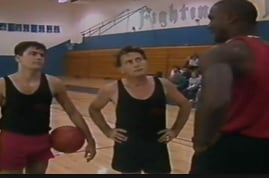 Watch Michael Jordan Play Basketball Against Martin and Charlie Sheen in 1986