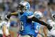 DETROIT - OCTOBER 28: Wide receiver Titus Young #16 of the Detroit Lions celebrates after a touchdown in the fourth quarter against the Seattle Seahawks October 28, 2012 at Ford Field in Detroit, Michigan. The Lions won 28 - 24. (Photo by Al Messerschmidt/Getty Images)