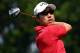 IRVING, TX - MAY 18: Sang-Moon Bae of South Korea hits a shot during the third round of the 2013 HP Byron Nelson Championship at the TPC Four Seasons Resort on May 18, 2013 in Irving, Texas. (Photo by Tom Pennington/Getty Images)