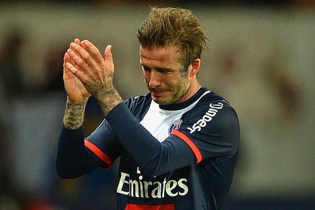 David Beckham Picks Up Assist Is Final Home Game for PSG