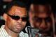 LAS VEGAS, NV - MAY 07: Boxer Shane Mosley appears at a post-fight news conference after he was defeated by Manny Pacquiao by unanimous decision in their WBO welterweight title at the MGM Grand Garden Arena May 7, 2011 in Las Vegas, Nevada. (Photo by Ethan Miller/Getty Images)