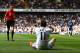 LONDON, ENGLAND - MAY 19: Gareth Bale of Tottenham reacts to a yellow card from Referee, Andre Marriner for diving during the Barclays Premier League match between Tottenham Hotspur and Sunderland at White Hart Lane on May 19, 2013 in London, England. (Photo by Jan Kruger/Getty Images)