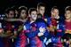 BARCELONA, SPAIN - MAY 19: Lionel Messi of FC Barcelona with a dummy holds his son Thiago during the celebration after winning the Spanish League after the La Liga match between FC Barcelona and Real Valladolid CF at Camp Nou on May 19, 2013 in Barcelona, Spain. (Photo by David Ramos/Getty Images)