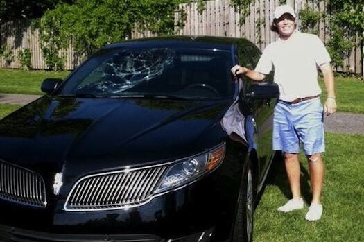 Golfer Makes Hole-in-One to Win Car, Puts A** Through Its Windshield