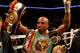 OAKLAND, CA - SEPTEMBER 08: Andre Ward celebrates after beating Chad Dawson by a TKO in the 10th round in their WBA/WBC Super Middleweight championship fight at ORACLE Arena on September 8, 2012 in Oakland, California. (Photo by Ezra Shaw/Getty Images)