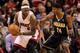 MIAMI, FL - FEBRUARY 08: LeBron James #6 of the Miami Heat posts up Paul George #24 of the Indiana Pacers during a game at American Airlines Arena on February 8, 2011 in Miami, Florida. NOTE TO USER: User expressly acknowledges and agrees that, by downloading and/or using this Photograph, User is consenting to the terms and conditions of the Getty Images License Agreement. (Photo by Mike Ehrmann/Getty Images)