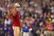 NEW ORLEANS, LA - FEBRUARY 03: Colin Kaepernick #7 of the San Francisco 49ers gestures as he stands in the pistol formation against the Baltimore Ravens during Super Bowl XLVII at the Mercedes-Benz Superdome on February 3, 2013 in New Orleans, Louisiana. (Photo by Mike Ehrmann/Getty Images)