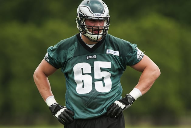 Top Pick Lane Johnson Still Working with Second Team