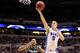 INDIANAPOLIS, IN - MARCH 29: Mason Plumlee #5 of the Duke Blue Devils drives for a shot attempt past Adreian Payne #5 of the Michigan State Spartans during the Midwest Region Semifinal round of the 2013 NCAA Men's Basketball Tournament at Lucas Oil Stadium on March 29, 2013 in Indianapolis, Indiana. (Photo by Andy Lyons/Getty Images)