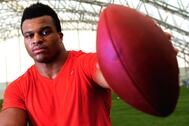 British Olympian Hits 49ers Camp