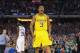 Mar 29, 2013; Arlington, TX, USA; Michigan Wolverines guard Trey Burke (3) reacts after hitting a three-point shot to tie the game with six seconds against the Kansas Jayhawks in the second half during the semifinals of the South regional of the 2013 NCAA Tournament at Cowboys Stadium. Mandatory Credit: Kevin Jairaj-USA TODAY Sports