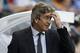 MALAGA, SPAIN - MAY 16: Head coach Manuel Pellegrini of Real Madrid gestures during the La Liga match between Malaga and Real Madrid at La Rosaleda Stadium on May 16, 2010 in Malaga, Spain. (Photo by Angel Martinez/Getty Images)