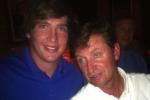 Gretzky Hits the Bar After Disappointing Golf Performance