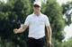FORT WORTH, TX - MAY 27: Zach Johnson celebrates on the 18th green after his one-stroke victory after the final round of the Crowne Plaza Invitational at Colonial at the Colonial Country Club on May 27, 2012 in Fort Worth, Texas. (Photo by Scott Halleran/Getty Images)