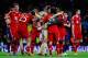 BARCELONA, SPAIN - MAY 01: The Bayern Munich team celebrate following their victory during the UEFA Champions League semi final second leg match between Barcelona and FC Bayern Muenchen at Nou Camp on May 1, 2013 in Barcelona, Spain. (Photo by David Ramos/Getty Images)