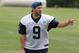 May 21, 2013; Irving, TX, USA; Dallas Cowboys quarterback Tony Romo (9) during organized team activities at Dallas Cowboys Headquarters. Mandatory Credit: Matthew Emmons-USA TODAY Sports