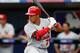Cardinals prospect Kolten Wong takes an at-bat against the New York Mets on Feb. 27.