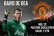 Manchester United's David de Gea.
