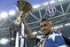 Heroic: Vidal celebrates Serie A title