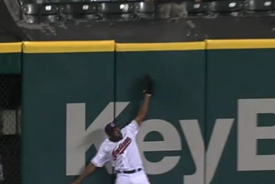 Watch: Bourn Gifts Cabrera a HR