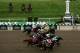 ELMONT, NY - JUNE 09: A general view of the start of the 144th running of the Belmont Stakes at Belmont Park on June 9, 2012 in Elmont, New York. (Photo by Al Bello/Getty Images)