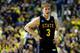 AUBURN HILLS, MI - MARCH 21: Nate Wolters #3 of the South Dakota State Jackrabbits looks on in the second half against the Michigan Wolverines during the second round of the 2013 NCAA Men's Basketball Tournament at at The Palace of Auburn Hills on March 21, 2013 in Auburn Hills, Michigan. (Photo by Gregory Shamus/Getty Images)