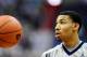 Mar 9, 2013; Washington, DC, USA; Georgetown Hoyas forward Otto Porter (22) warms up prior to the game against the Syracuse Orange at Verizon Center. Mandatory Credit: Evan Habeeb-USA TODAY Sports