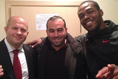 Pic: Jon Jones Meets Fedor Emelianenko in Russia
