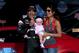 INDIANAPOLIS - MAY 22: Helio Castroneves of Brazil driver of the #3 Team Penske Dallara Honda celebrates with his girlfriend Adriana Henao and their baby Mikaella after earning pole position during Pole Day qualifying for the IZOD IndyCar Series 94th running of the Indianapolis 500 at the Indianapolis Motor Speedway on May 22, 2010 in Indianapolis, Indiana. (Photo by Robert Laberge/Getty Images)