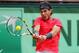 PARIS, FRANCE - JUNE 11: Rafael Nadal of Spain plays a backhand in the men's singles final against Novak Djokovic of Serbia during day 16 of the French Open at Roland Garros on June 11, 2012 in Paris, France. (Photo by Mike Hewitt/Getty Images)