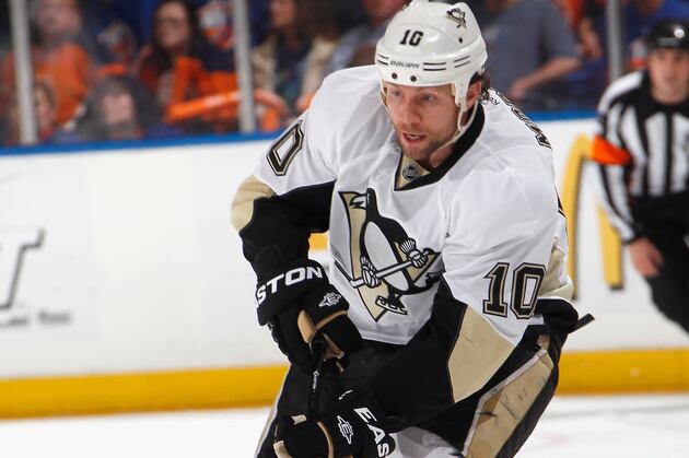 Morrow in Penguins Lineup, Scores Opening Goal