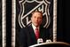 January 9, 2013; New York, NY, USA; NHL commissioner Gary Bettman addresses the National Hockey League lockout during a press conference at the Westin New York in Times Square. Mandatory Credit: Brad Penner-USA TODAY Sports