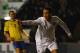 Blackpool's Tom Ince celebrating one of two goals for the England Under-21s against Sweden.