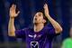 ROME, ITALY - MARCH 10: Stevan Jovetic of ACF Fiorentina celebrates after scoring the opening goal during the Serie A match between S.S. Lazio and ACF Fiorentina at Stadio Olimpico on March 10, 2013 in Rome, Italy. (Photo by Paolo Bruno/Getty Images)